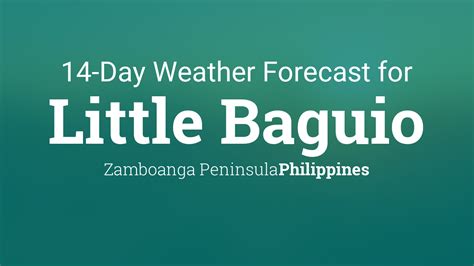 weather forecast for baguio city|Baguio City, Philippines 14 day weather forecast.